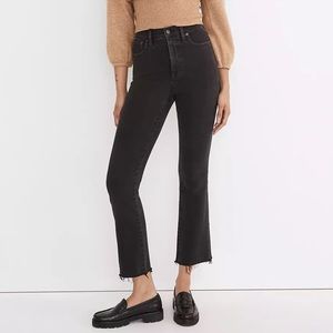 Madewell Cali Demi-Boot Jeans in Bayland Wash: Raw-Hem Edition